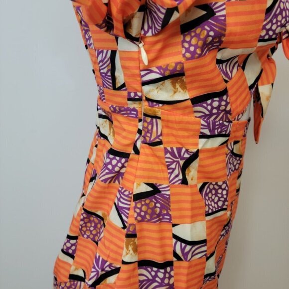 SHEIN Tie Front Ayssemtrical Dress - Picture 6 of 10